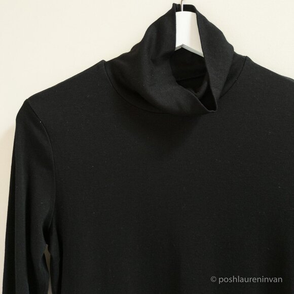 Uniqlo Women's Supima Cotton Modal Long-Sleeve Turtleneck – Bundle of 2 – Size L - Picture 6 of 9